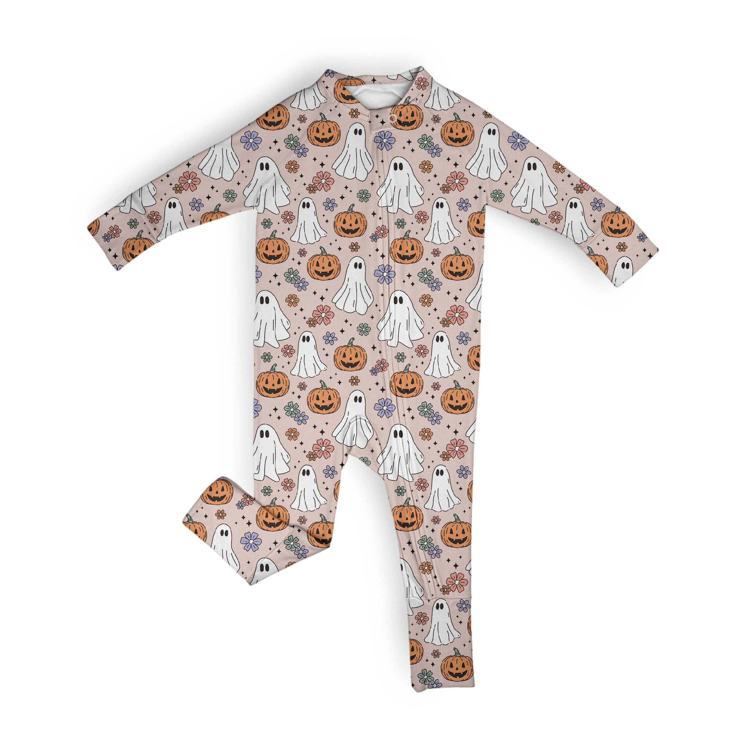 Pijama enteriza de pies convertible HALLOWEEN