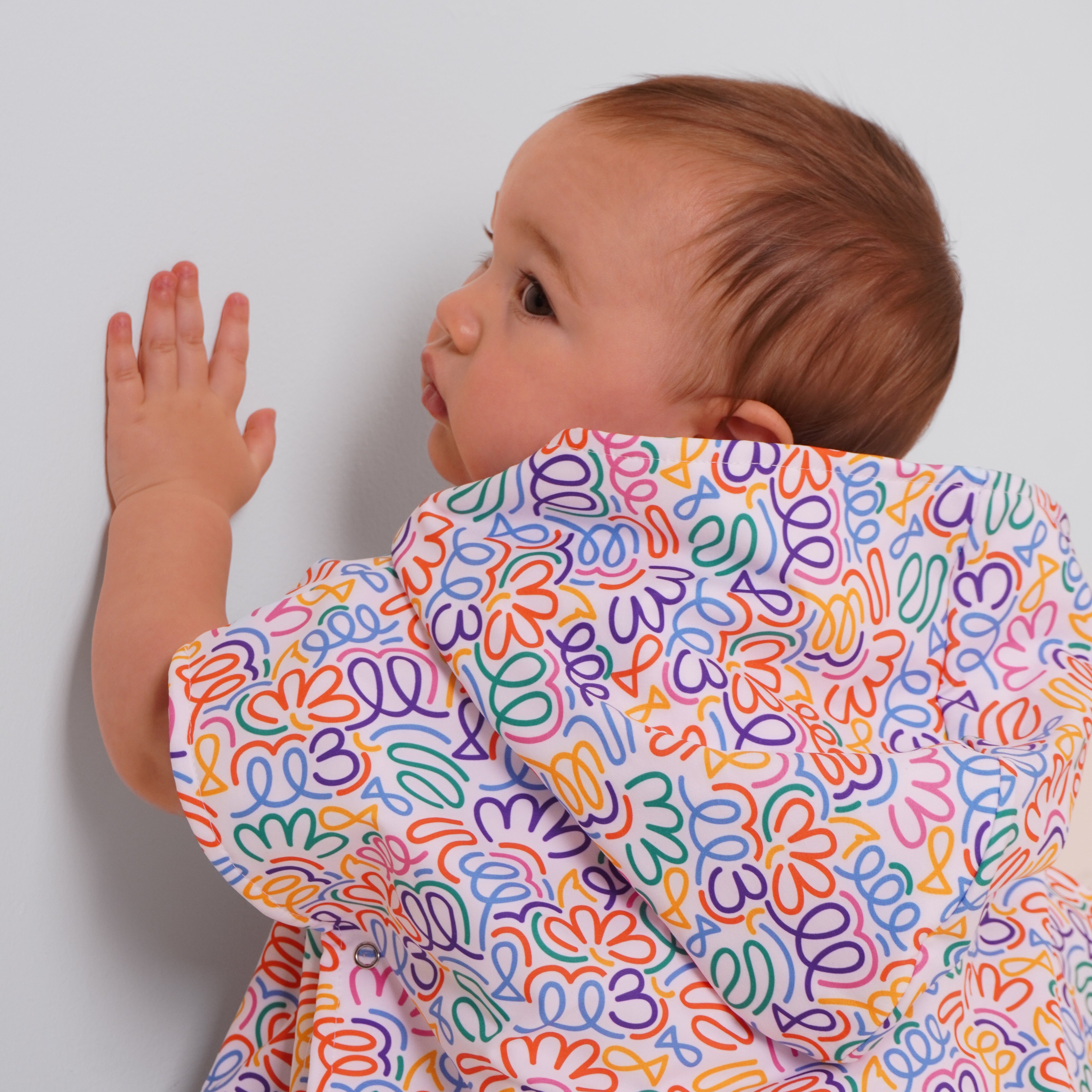 Poncho lineas de colores