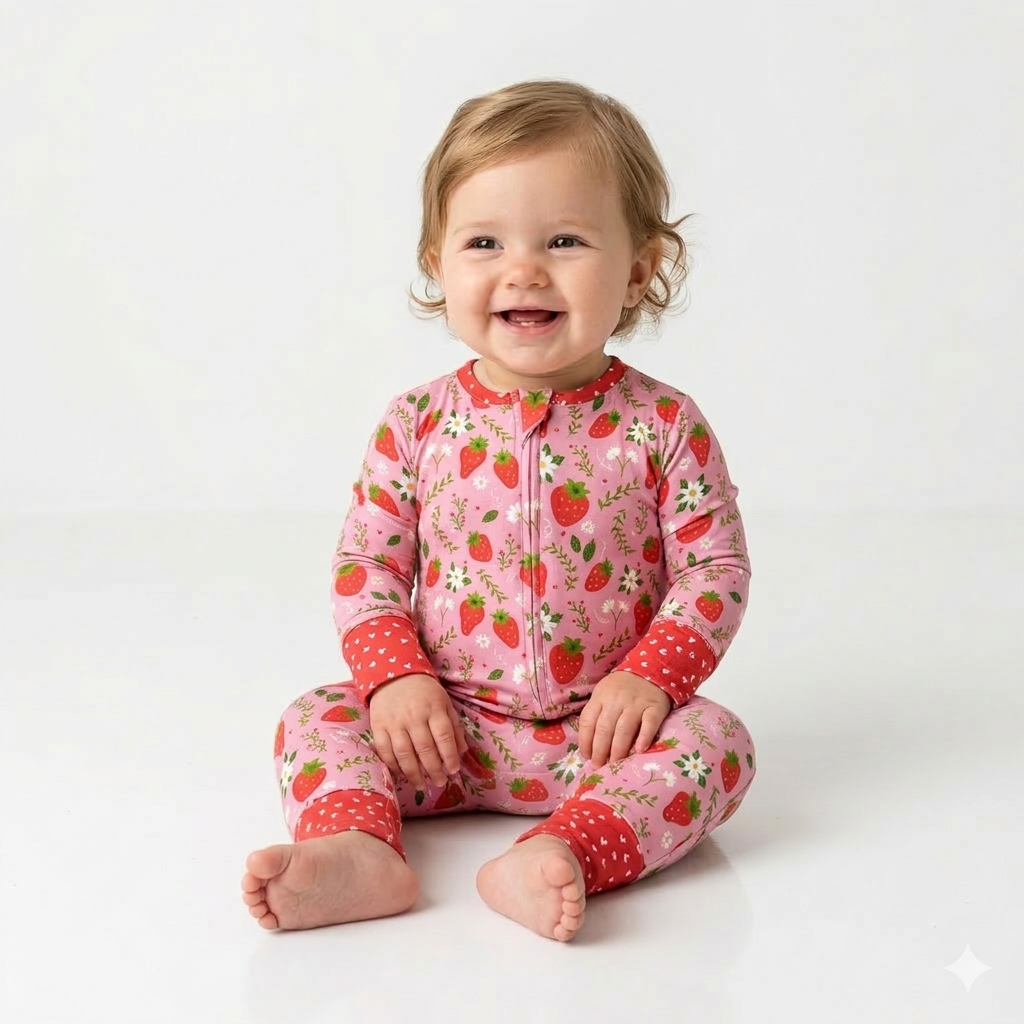 Pijama enteriza de pies convertible