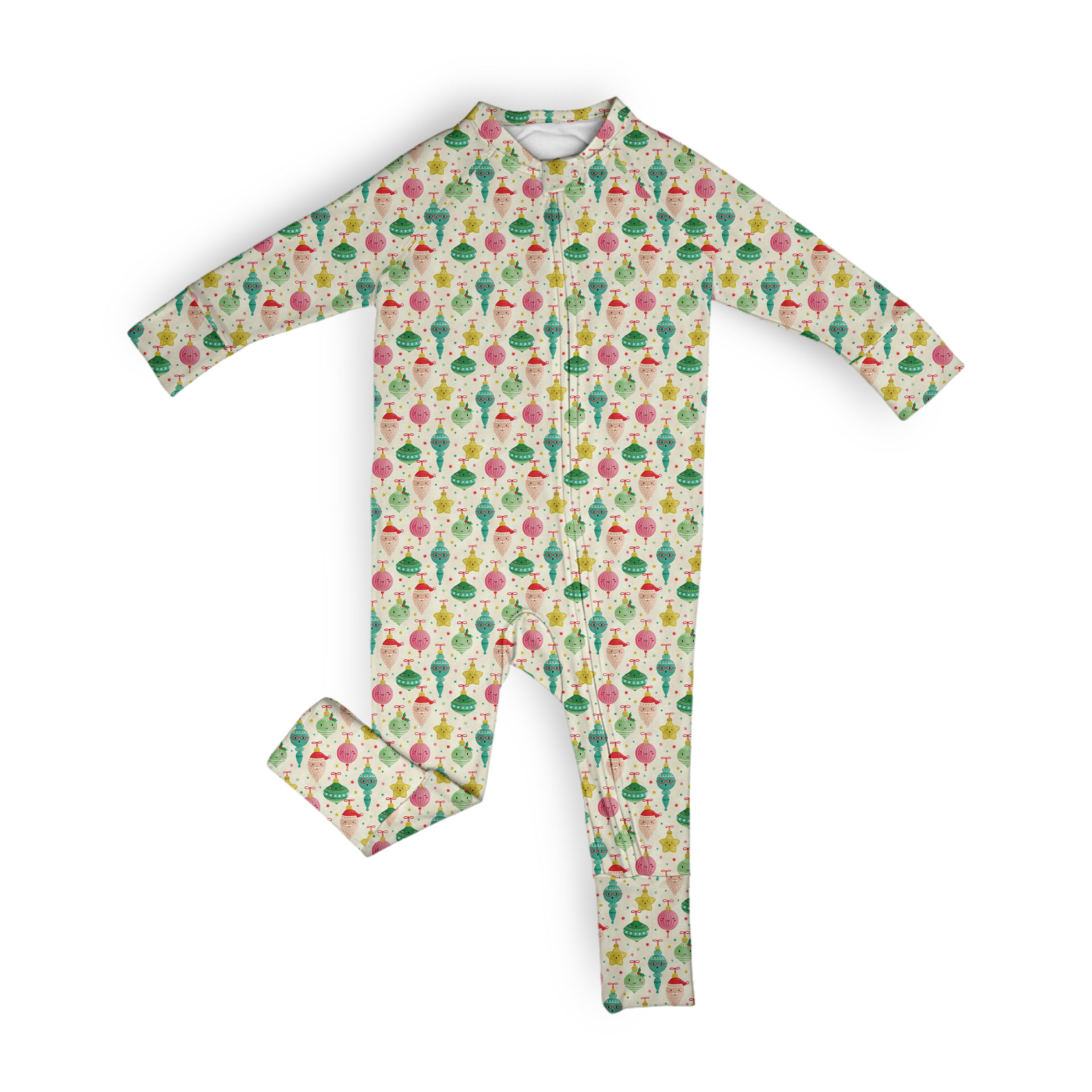 Pijama enteriza de pies convertible NAVIDAD