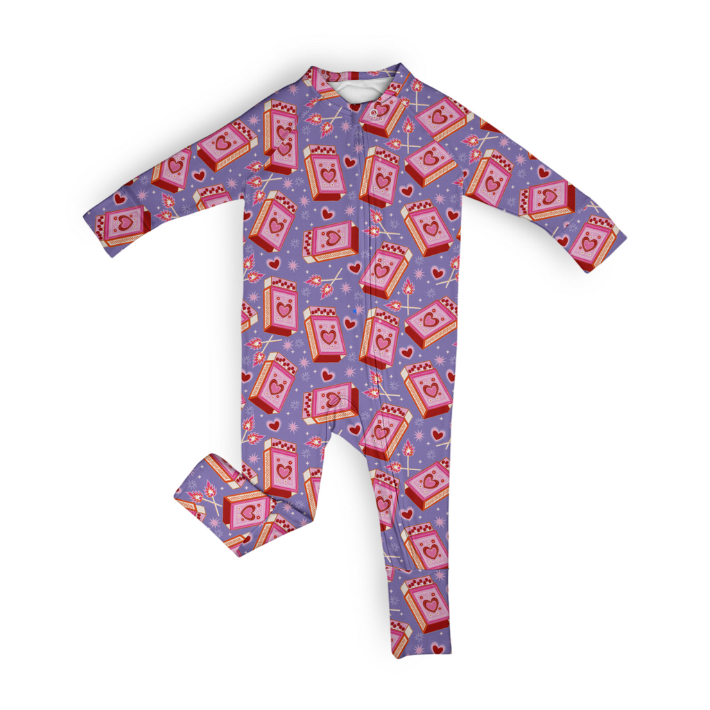 Pijama enteriza de pies convertible