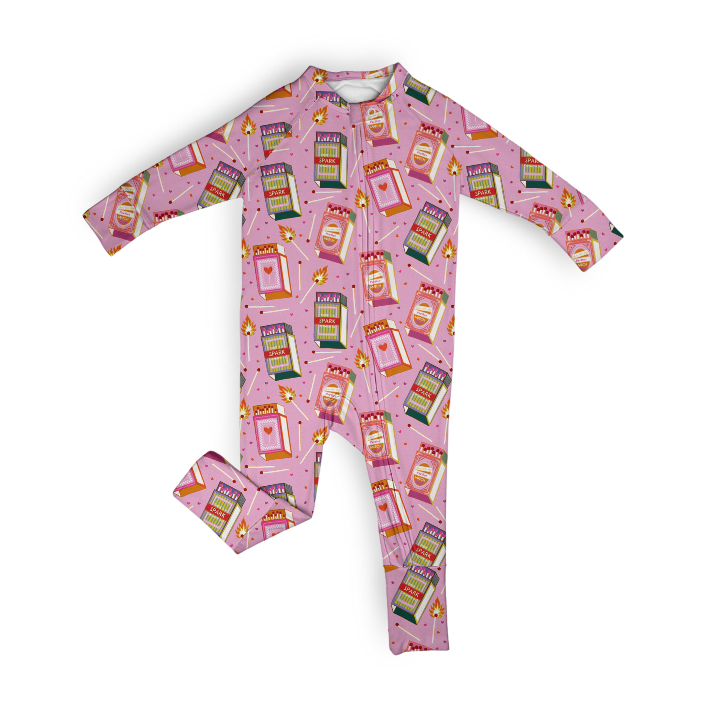 Pijama enteriza de pies convertible