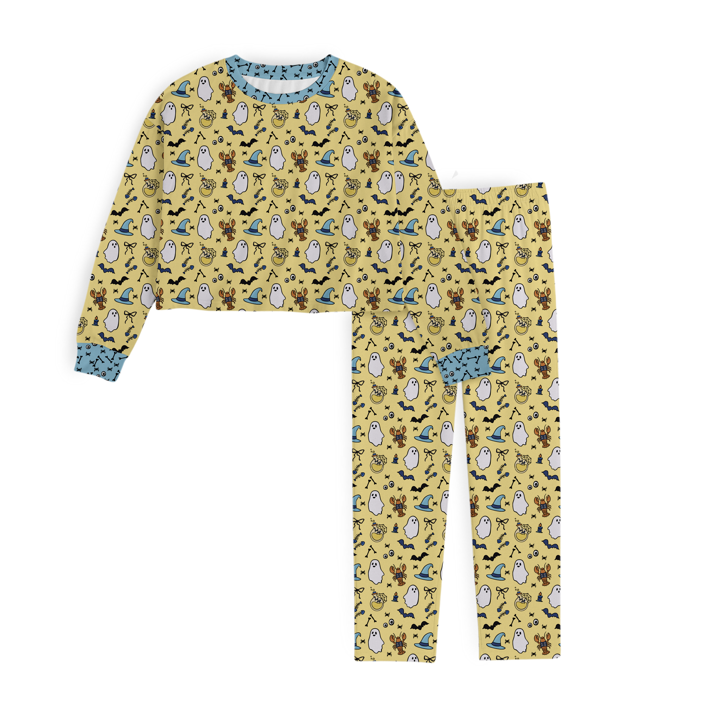 Pijama de Dama Franela HALLOWEEN