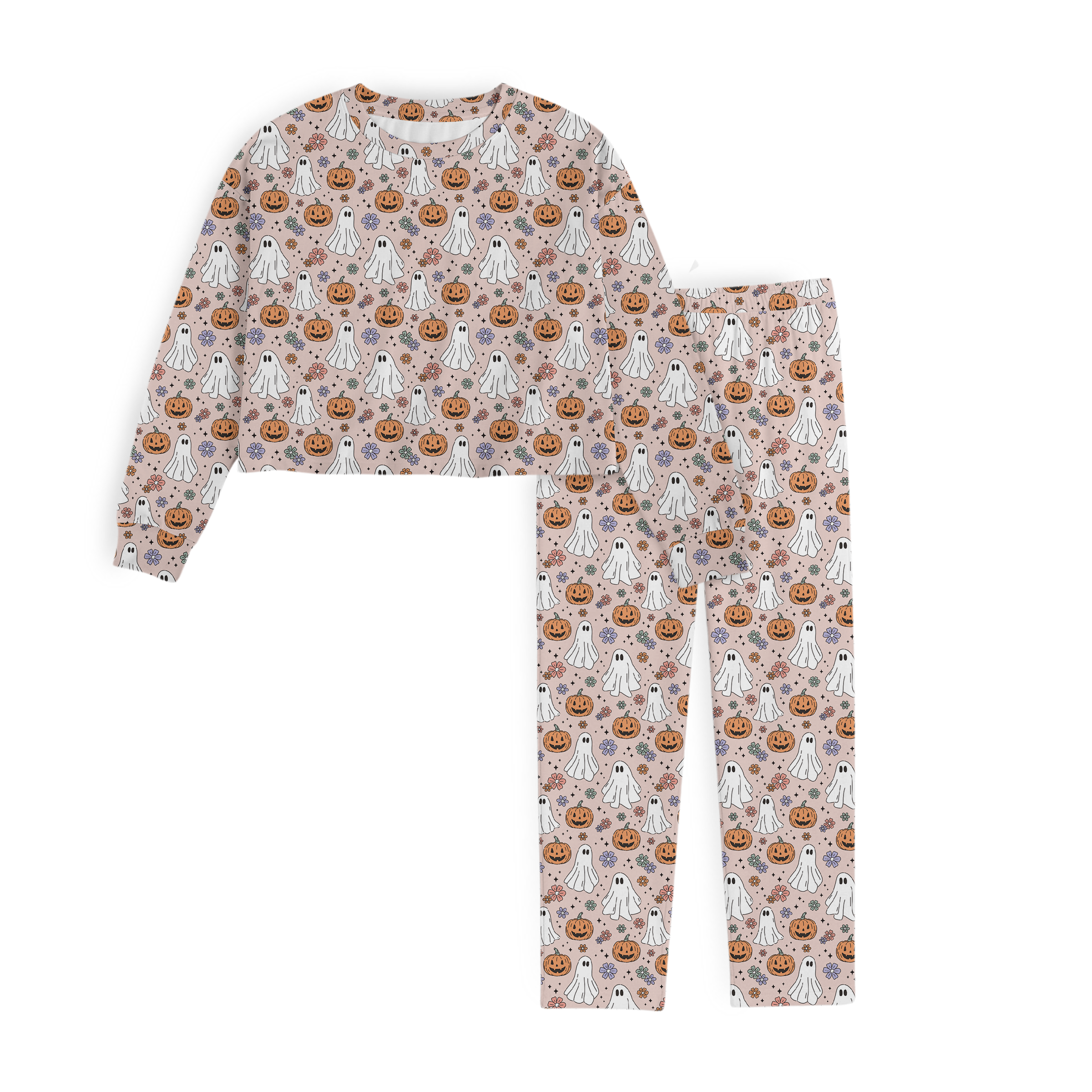 Pijama de Dama Franela HALLOWEEN