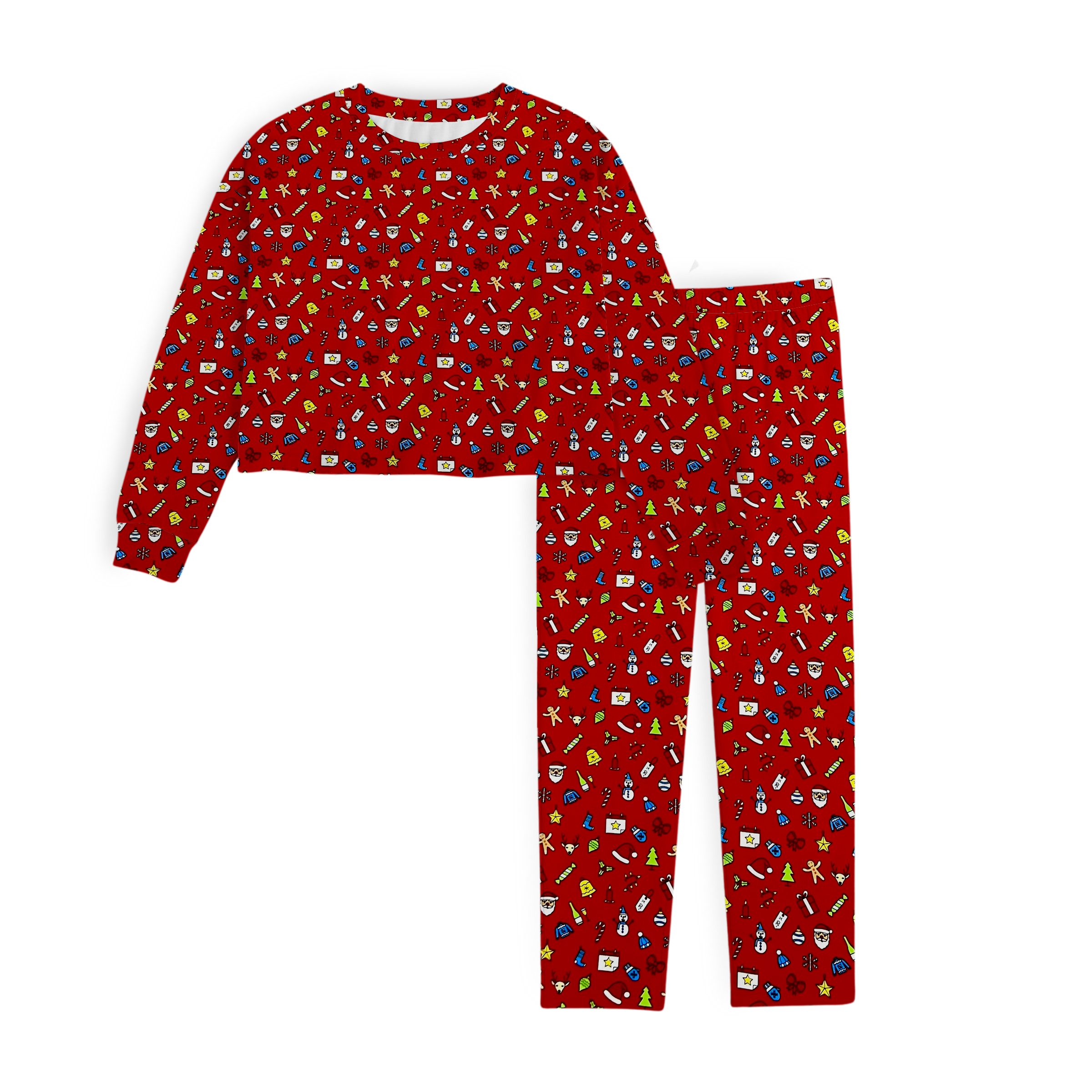 Pijama de Dama Franela NAVIDAD