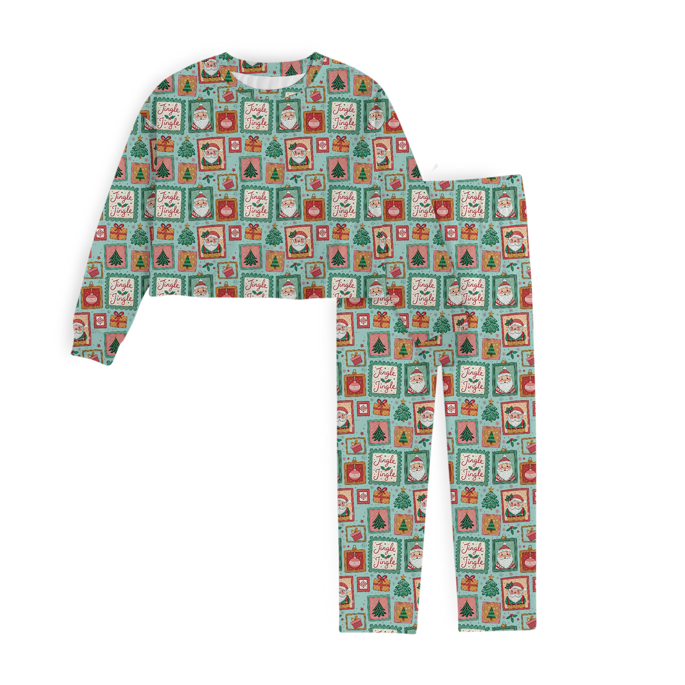 Pijama de Dama Franela NAVIDAD