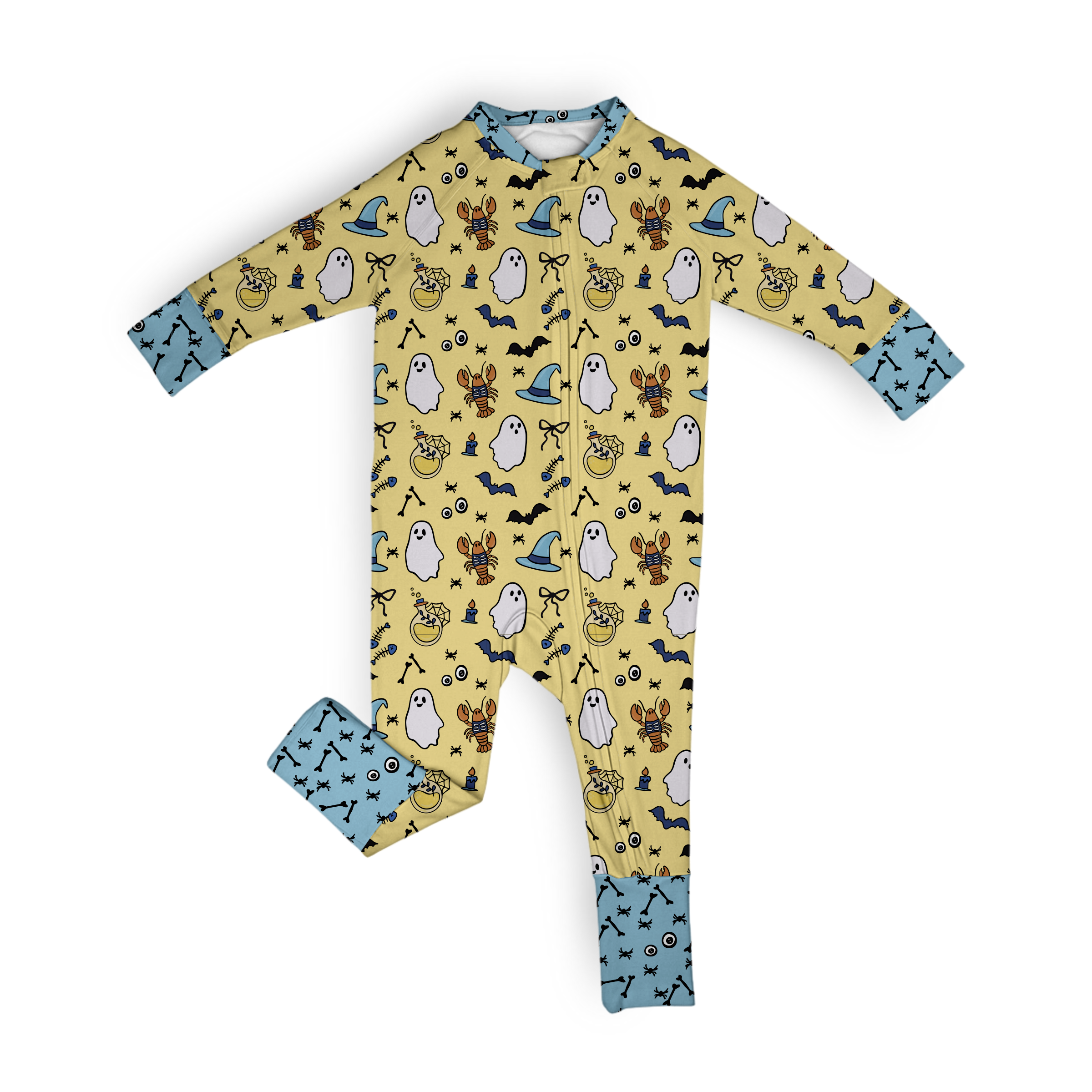 Pijama enteriza de pies convertible HALLOWEEN